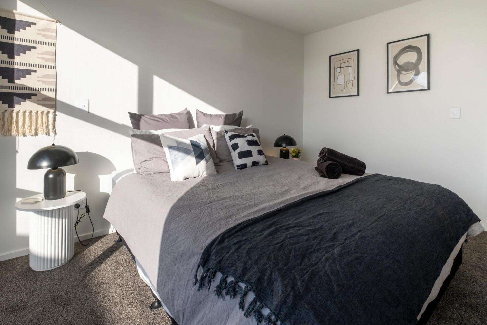 Luxury 2 Bed Townhome In Cbd Christchurch Kültér fotó