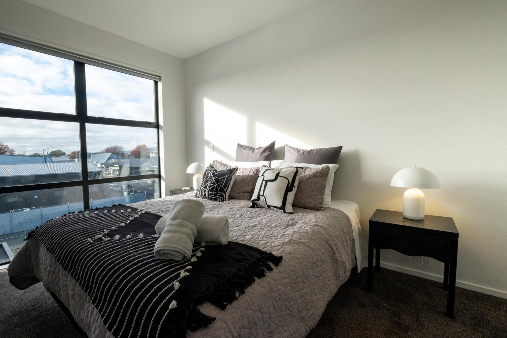 Luxury 2 Bed Townhome In Cbd Christchurch Kültér fotó
