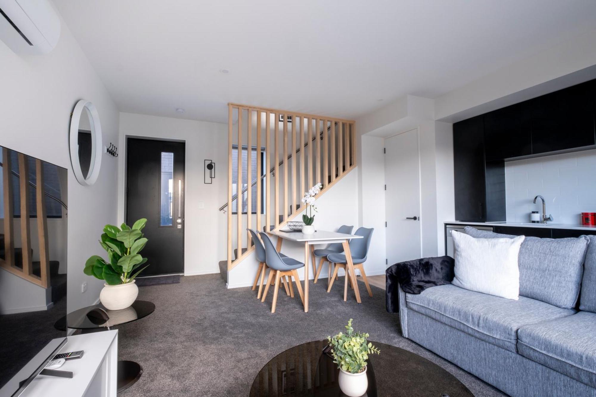 Luxury 2 Bed Townhome In Cbd Christchurch Kültér fotó